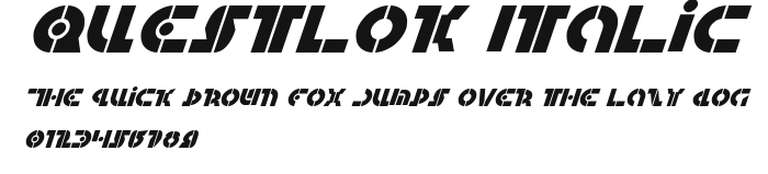 Questlok Italic Preview