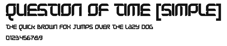 Question of time [simple] Preview