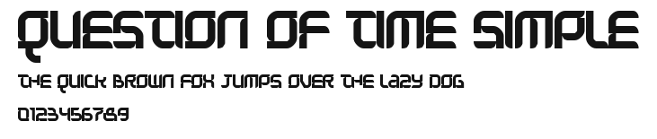 Question of time simple Preview