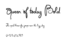 Queen of today Bold Preview
