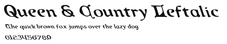 Queen & Country Leftalic Preview