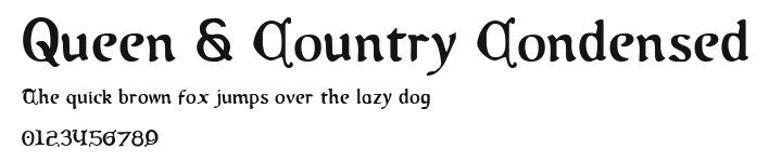 Queen & Country Condensed Preview