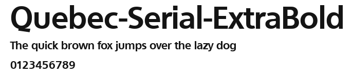 Quebec-Serial-ExtraBold Preview