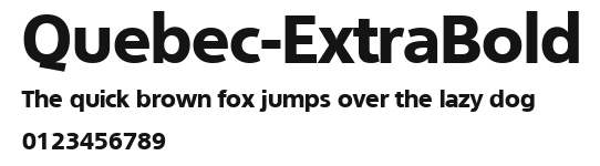 Quebec-ExtraBold Preview