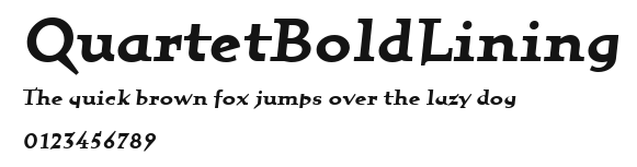 QuartetBoldLining Preview