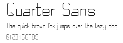 Quarter Sans Preview