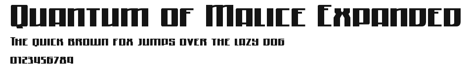Quantum of Malice Expanded Preview