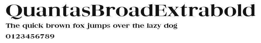 QuantasBroadExtrabold Preview