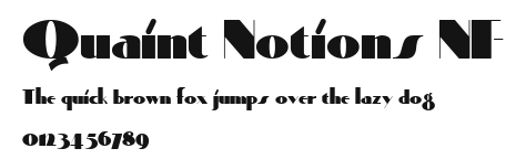 Quaint Notions NF Preview