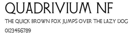 Quadrivium NF Preview