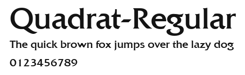 Quadrat-Regular Preview