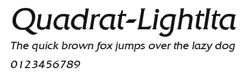 Quadrat-LightIta Preview
