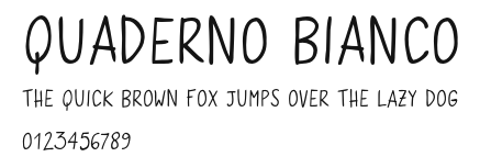 Quaderno Bianco Preview