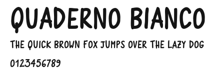 Quaderno Bianco Preview