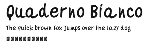 Quaderno Bianco Preview