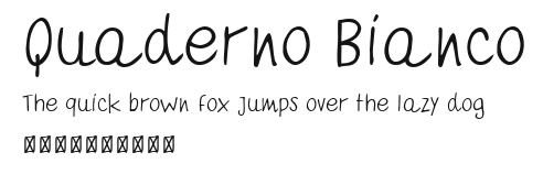Quaderno Bianco Preview