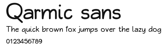 Qarmic sans Preview