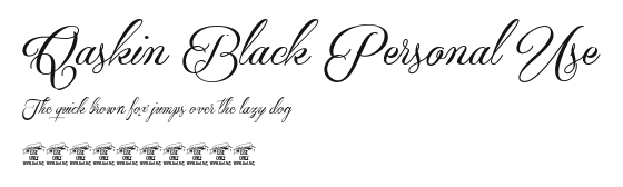 Qaskin Black Personal Use Preview