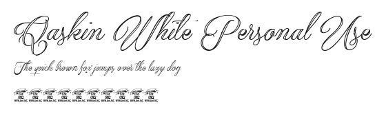 Qaskin White Personal Use Preview