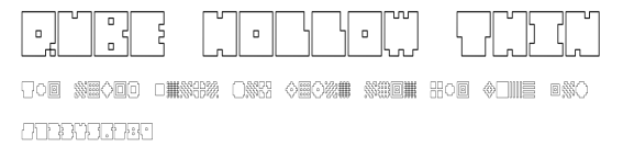 QUBE HOLLOW THIN Preview