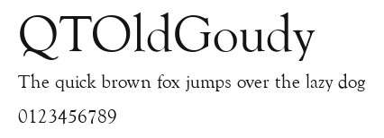 QTOldGoudy Preview
