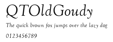 QTOldGoudy Preview