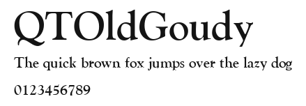 QTOldGoudy Preview