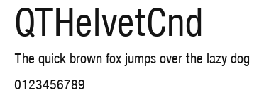 QTHelvetCnd Preview