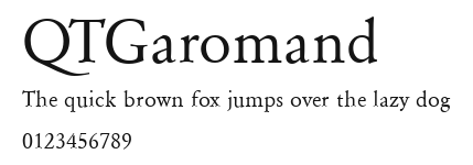 QTGaromand Preview