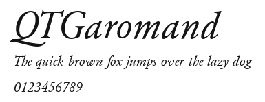 QTGaromand Preview