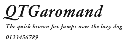 QTGaromand Preview