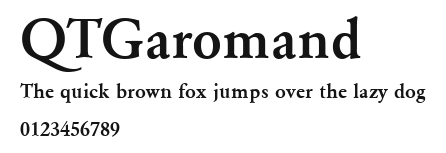 QTGaromand Preview