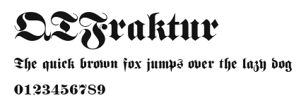 QTFraktur Preview