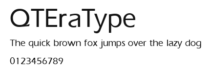QTEraType Preview