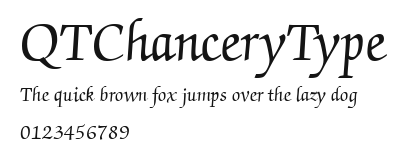 QTChanceryType Preview