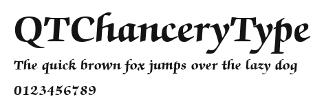 QTChanceryType Preview