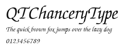 QTChanceryType Preview