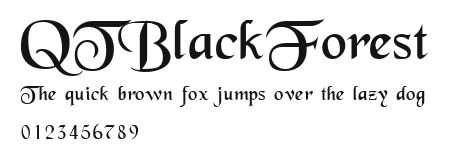 QTBlackForest Preview