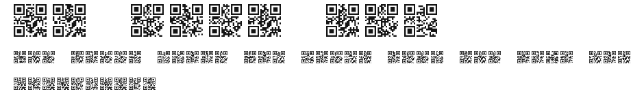 QR font tfb Preview