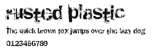 rusted plastic Preview