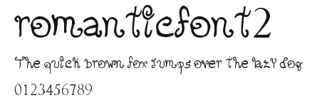 romanticfont2 Preview