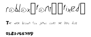 roblox_font__fixed_ Preview