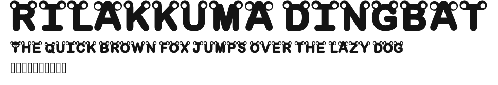 rilakkuma dingbat Preview