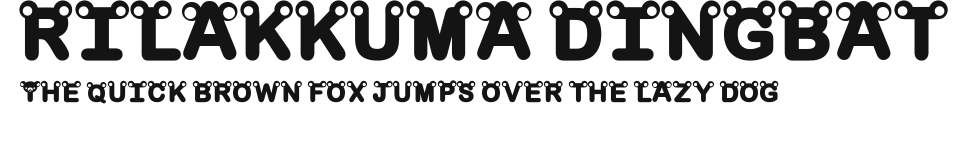 rilakkuma dingbat Preview