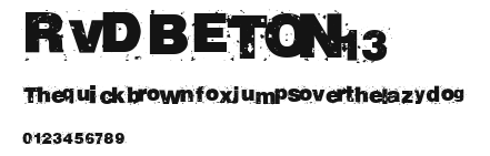 RvD_BETON13 Preview