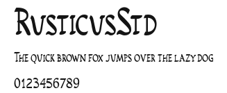 RusticusStd Preview
