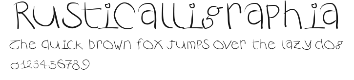 RustiCalligraphia Preview