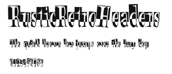 RusticRetroHeaders Preview