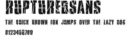 RupturedSans Preview