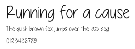 Running for a cause Preview
